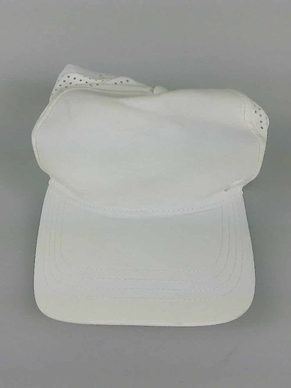 Ponyflo Womens Ponytail Hat White Performance Running Golf Cap OSFA